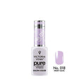 Victoria Vynn Pure Creamy Hybrid Gel 018 Milky Lilac - product and colour sample arranged on a white background