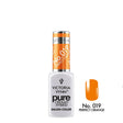 Victoria Vynn Pure Creamy Hybrid Gel 019 Perfect Orange - product and colour sample arranged on a white background