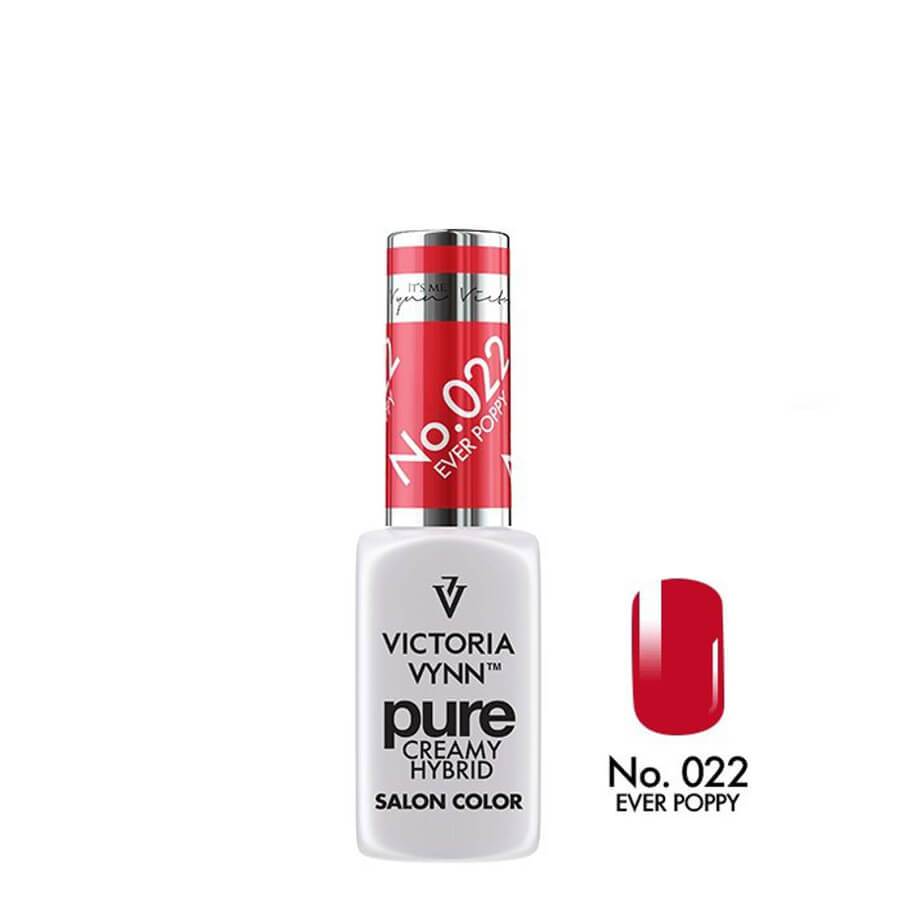 Victoria Vynn Pure Creamy Hybrid Gel 022 Ever Poppy - product colour shown on a white background