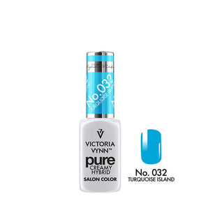 Victoria Vynn Pure Creamy Hybrid Gel 032 Turquoise Island - product colour shown on a white background