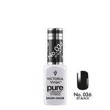 Victoria Vynn Pure Creamy Hybrid Gel 036 Jet Black - product colour shown on a white background
