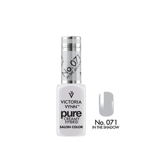 Victoria Vynn Pure Creamy Hybrid Gel 071 In The Shadow - product and colour sample arranged on a white background