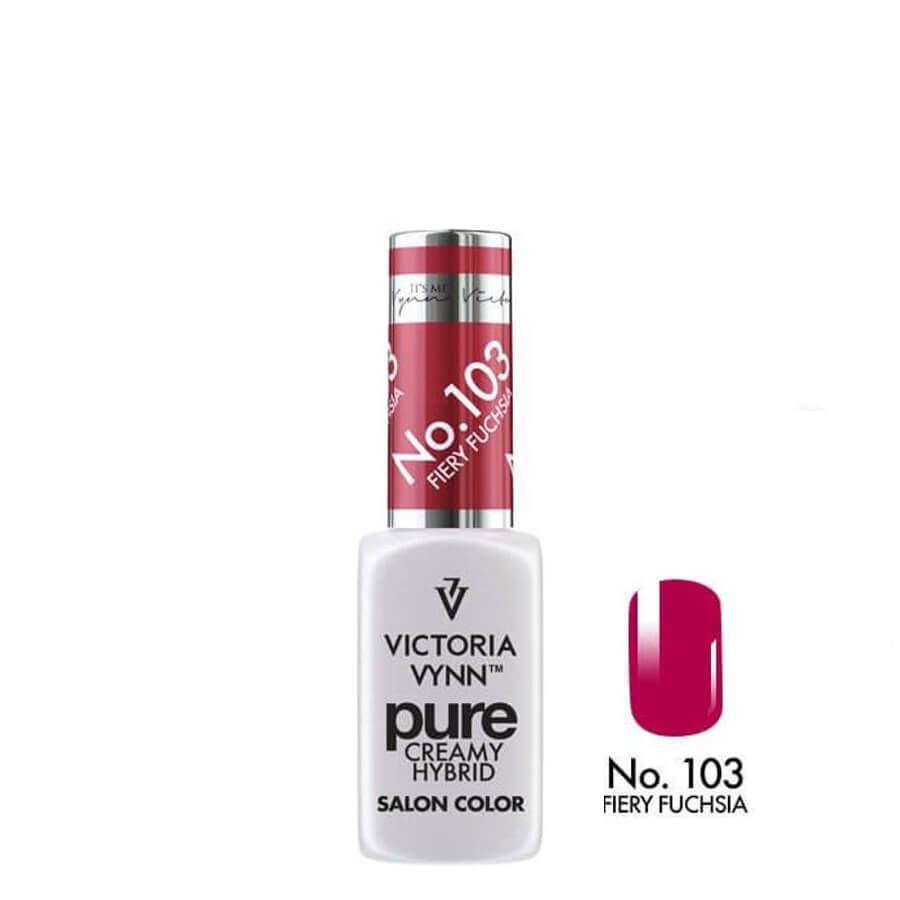 Victoria Vynn Pure Creamy Hybrid Gel 103 Fiery Fuchsia - product colour shown on a white background