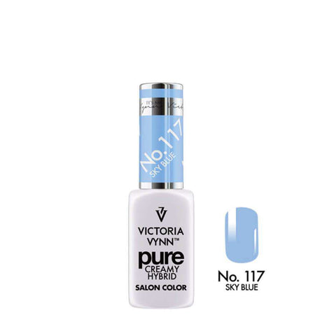 Victoria Vynn Pure Creamy Hybrid Gel 117 Sky Blue - product colour shown on a white background
