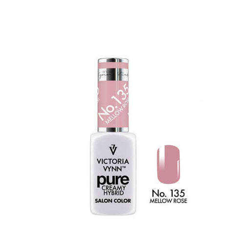 Victoria Vynn Pure Creamy Hybrid Gel 135 Mellow Rose - product colour shown on a white background