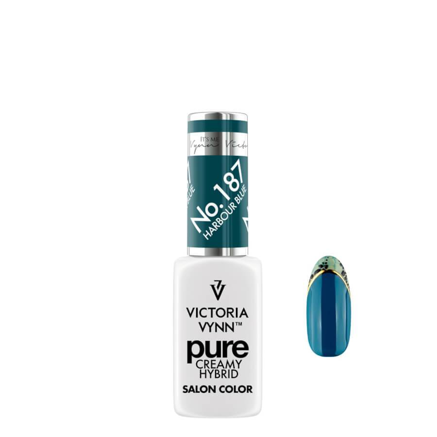 Victoria Vynn Pure Creamy Hybrid Gel 187 Harbour Blue - product colour shown on a white background
