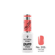 Victoria Vynn Pure Creamy Hybrid Gel 202 Fun Time - product and colour sample arranged on a white background