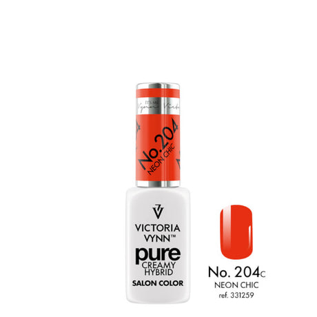 Victoria Vynn Pure Creamy Hybrid Gel 204 Neon Chic - product colour shown on a white background