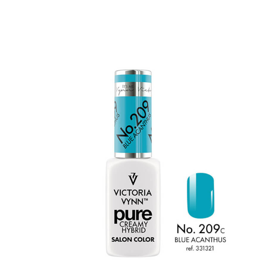 Victoria Vynn Pure Creamy Hybrid Gel 209 Blue Acanthus (EXP 09/2026) - product colour shown on a white background