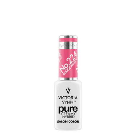 Victoria Vynn Pure Creamy Hybrid Gel 224 Rouge Abstract - product colour shown on a white background