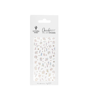 Victoria Vynn Quick Art Nail Stickers 14 Large - isolated on a white background