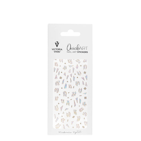 Victoria Vynn Quick Art Nail Stickers 14 Large - isolated on a white background