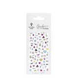Victoria Vynn Quick Art Nail Stickers 16 Large - isolated on a white background
