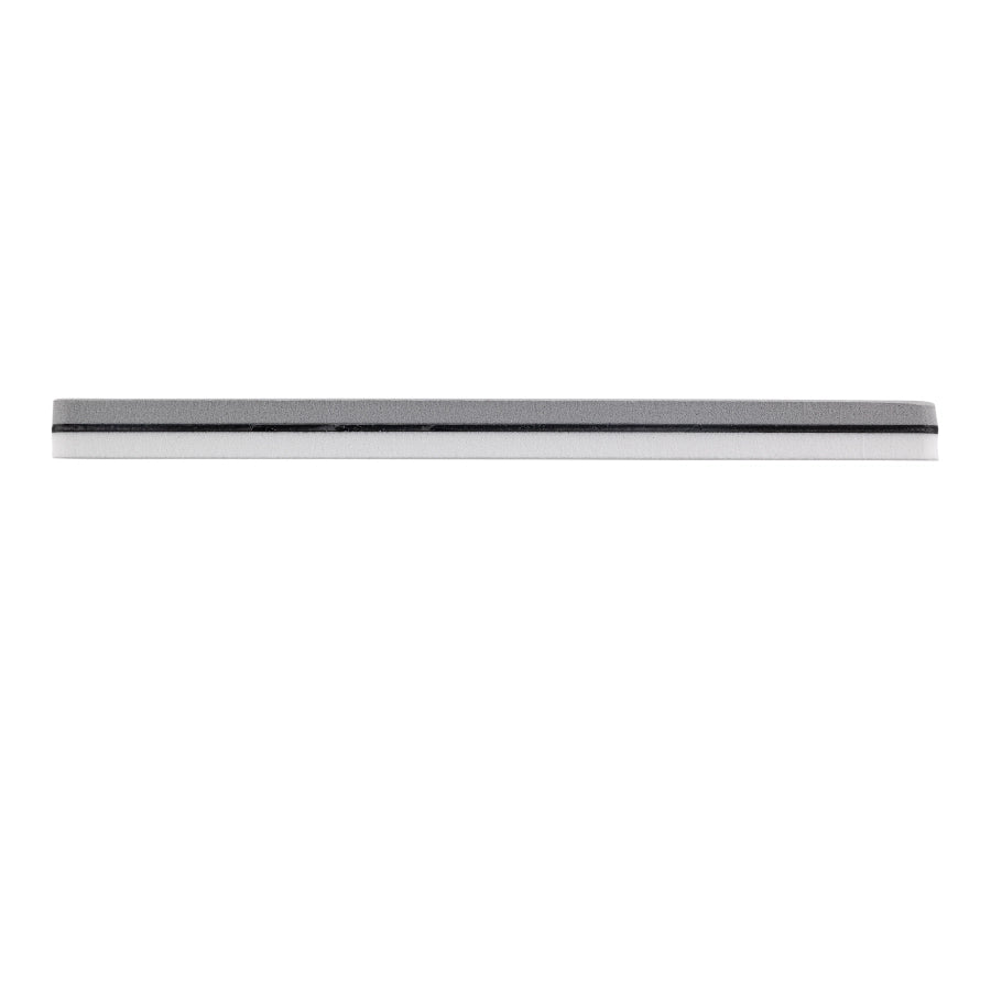 Victoria Vynn Rectangular Nail Buffer White 180/240 - isolated on a white background