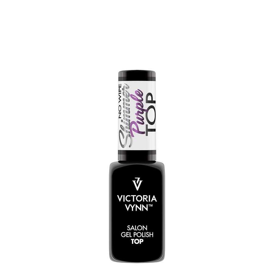 Victoria Vynn Shimmer Top No Wipe Purple - product colour shown on a white background