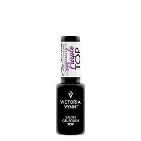 Victoria Vynn Shimmer Top No Wipe Purple - product colour shown on a white background