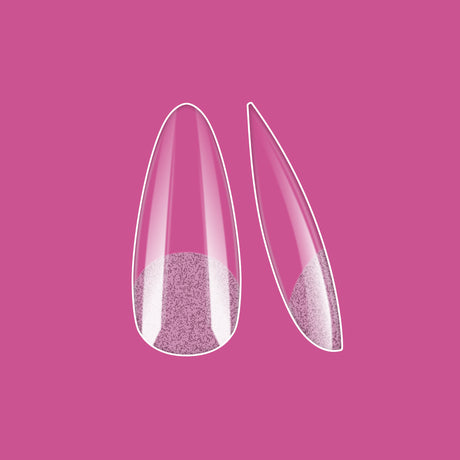 Victoria Vynn Soft Gel Tips Medium Almond Close Up - Roxie Cosmetics