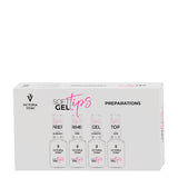 Victoria Vynn Soft Gel Tips Long Coffin Complete Kit with LED Lamp - isolated on a white background