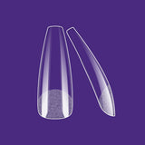 Victoria Vynn Soft Gel Tips Long Coffin Complete Kit with LED Lamp Close Up - Roxie Cosmetics