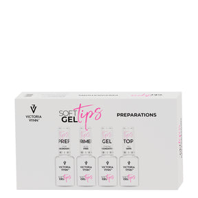 Victoria Vynn Soft Gel Tips Preparations Set - isolated on a white background