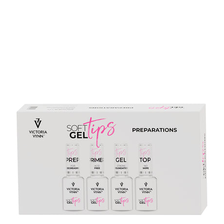 Victoria Vynn Soft Gel Tips Preparations Set - isolated on a white background