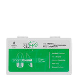 Victoria Vynn Soft Gel Tips Short Round - isolated on a white background