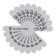Victoria Vynn Straight Grey Nail Files 180/240 10pcs - isolated on a white background