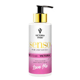Victoria Vynn Vegan Hand & Body Cream Love Me - arranged with the included components on a white background