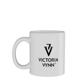 Victoria Vynn White Mug - B - isolated on a white background
