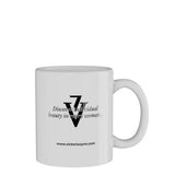 Victoria Vynn White Mug - isolated on a white background