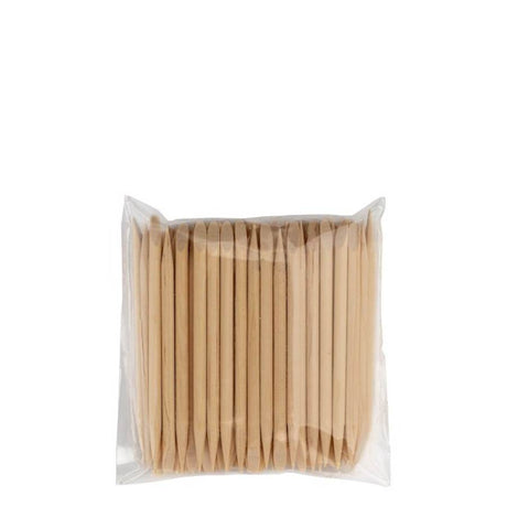 Victoria Vynn Wooden Sticks - stainless-steel cuticle pusher with the working tip visible on a white background