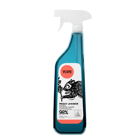 Yope Natural Bathroom Cleaner French Lavender - isolated on a white background