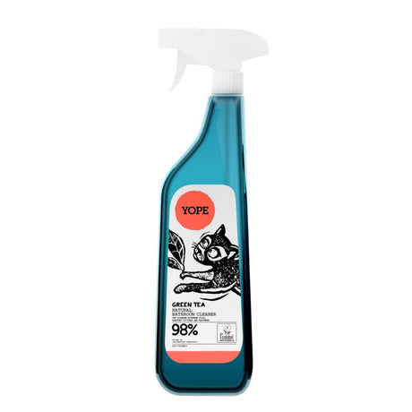 Yope Natural Bathroom Cleaner Green Tea - isolated on a white background