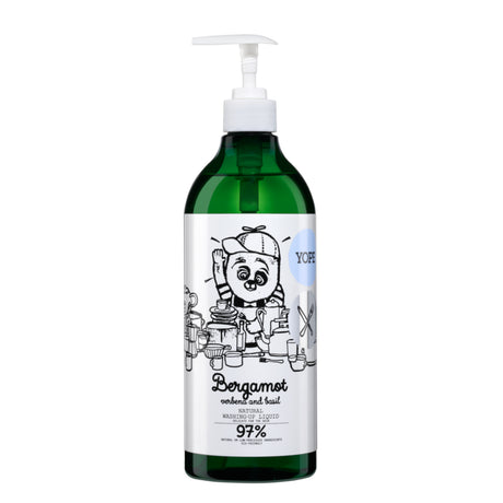 Yope Natural Dishwashing Liquid Bergamot & Verbena - isolated on a white background