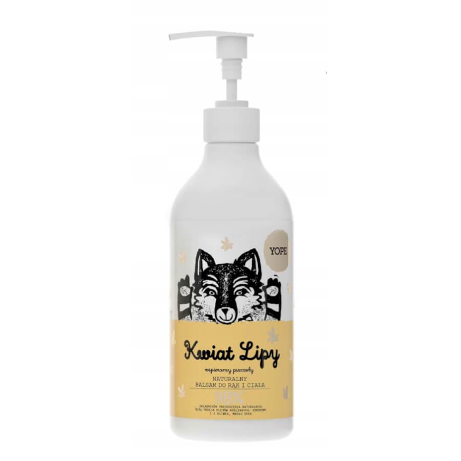 Yope Natural Hand & Body Lotion Linden - isolated on a white background