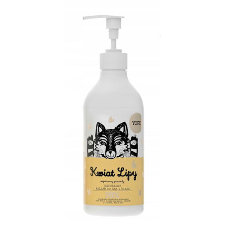 Yope Natural Hand & Body Lotion Linden - isolated on a white background