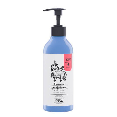 Yope Natural Shower Gel Guaiac Tree & Myrrh - isolated on a white background