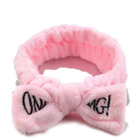 Roxie Decorative Ears Cosmetic Headband pink