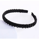 Roxie Collection Headband Black Decorated
