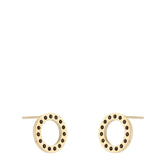 Roxie Surgical Steel Plated 14 Carat Gold Earrings Circles3