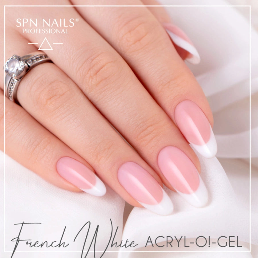 SPN Nails Acryl-O!-Gel Acrylic Gel French White - Roxie Cosmetics