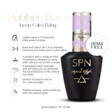 SPN Nails Rubber Base COLOR & GO! Keep Calm, Baby Hema Free