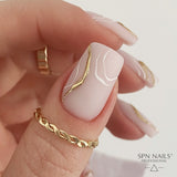 SPN Nails Rubber Base COLOR & GO! Milky Mood Nail Styling
