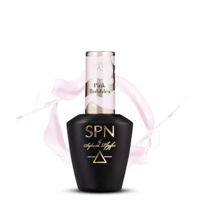SPN Nails Rubber Base COLOR & GO! Pink Bubbles