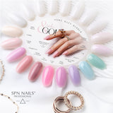 SPN Nails Rubber Base COLOR & GO! Pink-Punk! Series Swatch