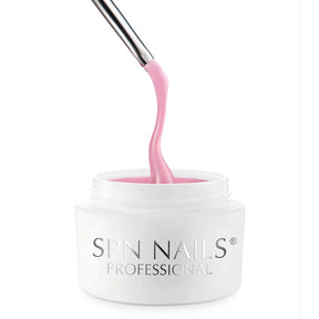 SPN Nails Rubber Nail Gel Blush Pink consistency