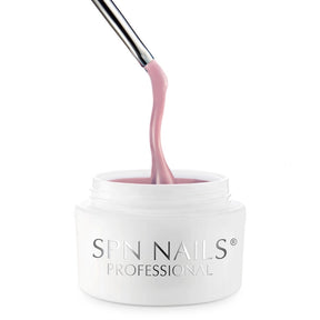 SPN Nails Rubber Nail Gel Powder Pink consistency