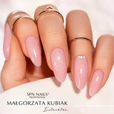 SPN Nails TiXo Builder Gel by Mad Cover Nude on nails2