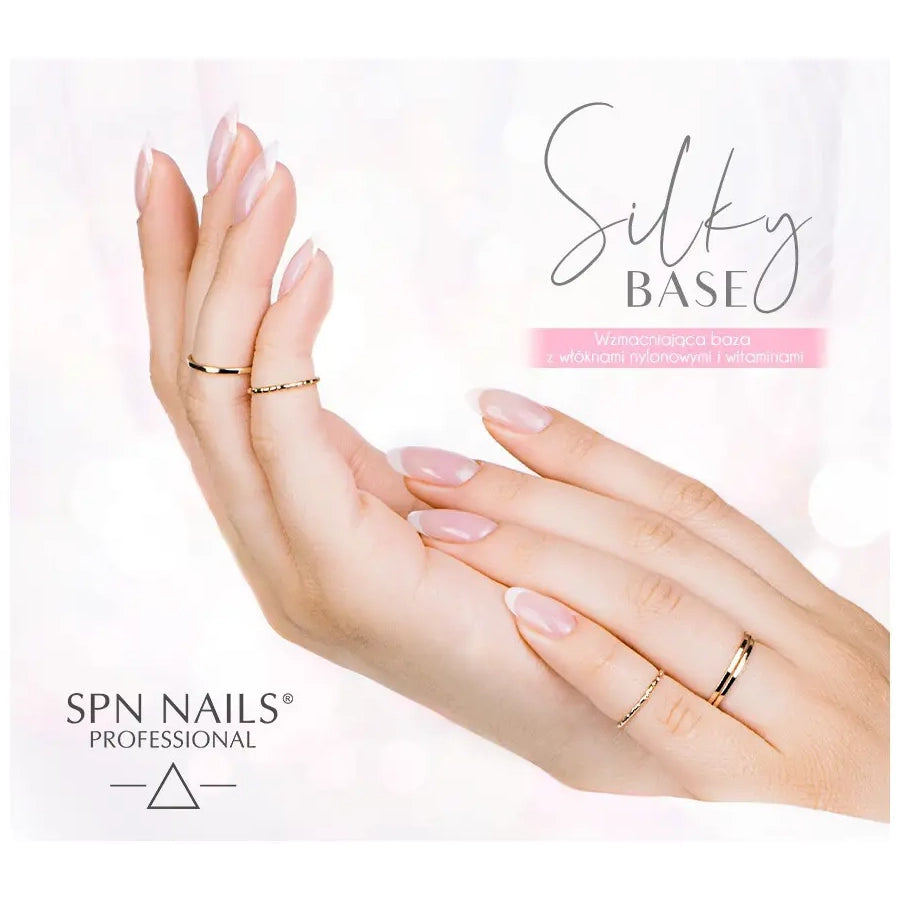 SPN Nails UV LaQ Silky Base on nails