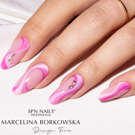 SPN Nails UV/LED Gel Polish 528 So Cute Pink Nails Styling